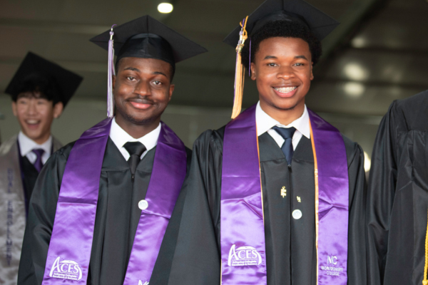 ACES scholars at graduation.